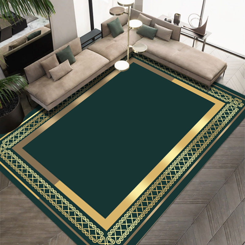 Light Luxury Crystal Velvet Carpet Wear-Resistant and Dirt-Resistant Living Room Sofa Coffee Table Carpet Cooling and Silent Home Non-Slip Bedroom Carpet