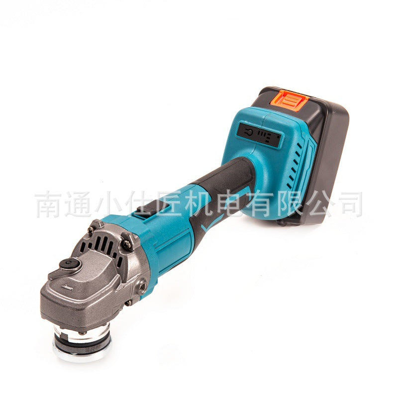 Rechargeable Lithium Battery Tool Brushless Angle Grinder Two Batteries One Charger Cross-Border AliExpress Model Household Grinding Angle Grinder