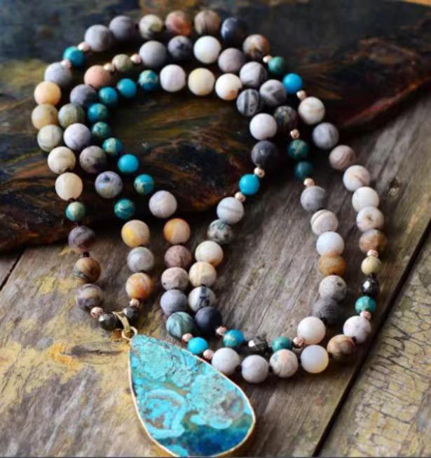 Tiger Eye Elastic Bracelet Adjustable Colorful Beaded Handmade Wrapped Bracelet Volcanic Double Row Woven Bracelet