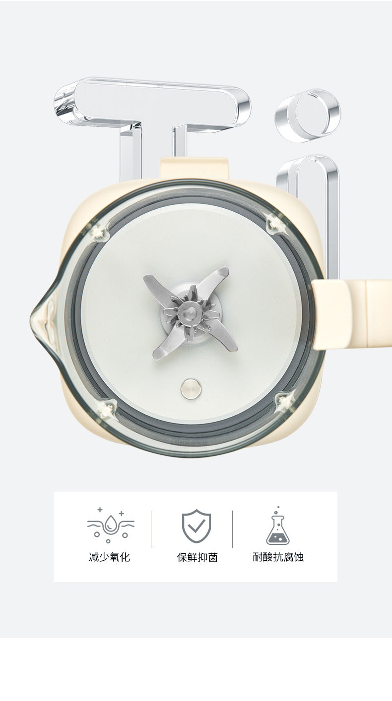 Home Multifunctional Fully Automatic Silent Blender Small No Residue No Cooking Soy Milk Maker No Filter Juicer Gift