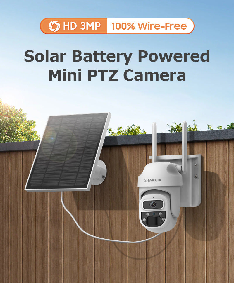 Factory Direct Sales4G Wireless solar camera with multi-zone coverage300Wanshuang Night Vision Garage Corridor Monitoring