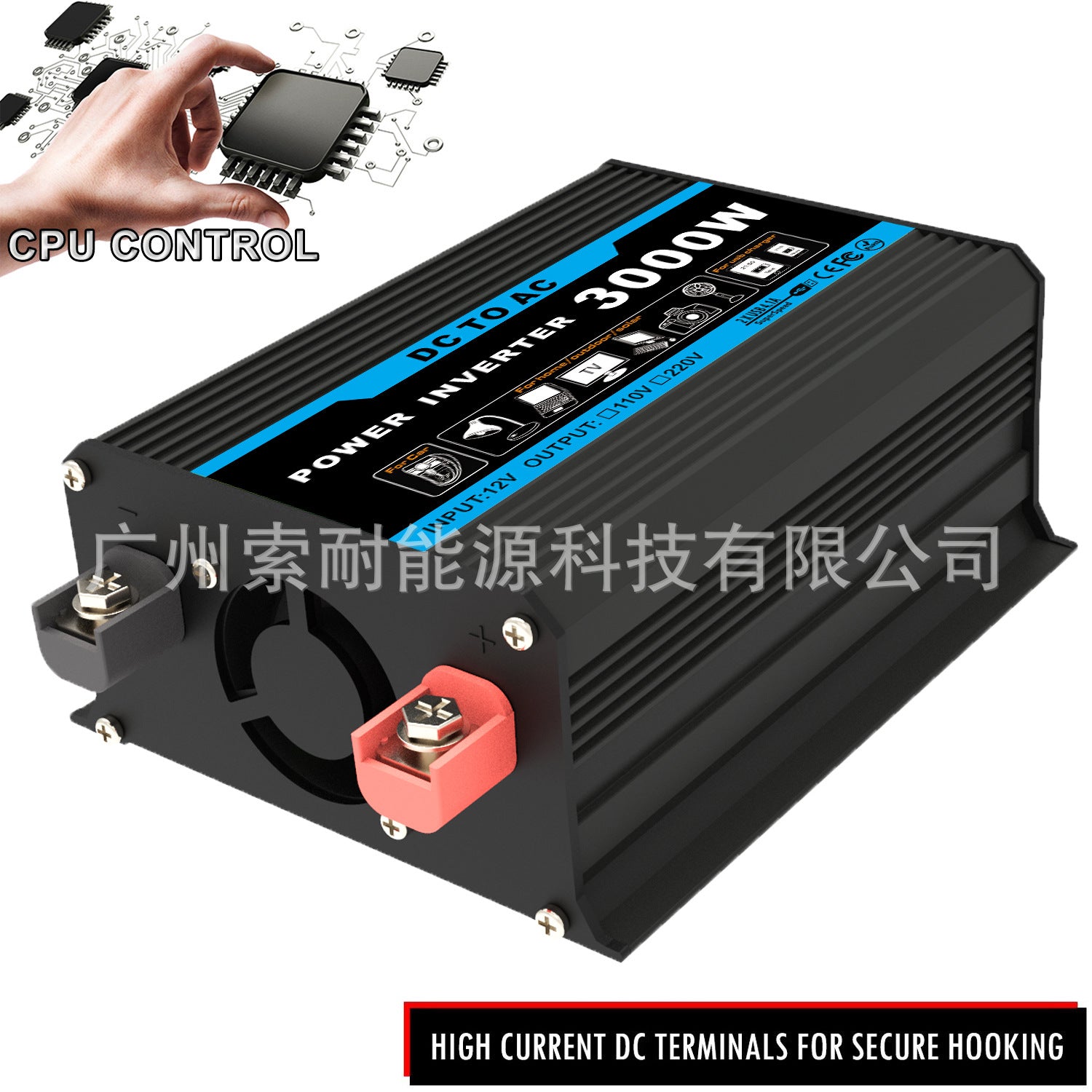 Tang Dynasty Solar Energy Kit System：DC12V 300W Inverter+30A Controller+18W Solar Panel