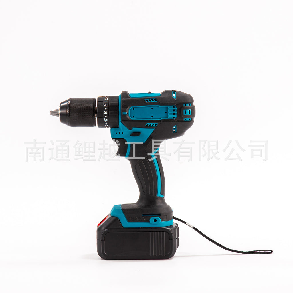 Multifunctional Lithium-Ion Impact Drill Rechargeable Hand Drill Lithium Electric Drill Household Pistol Drill Rechargeable