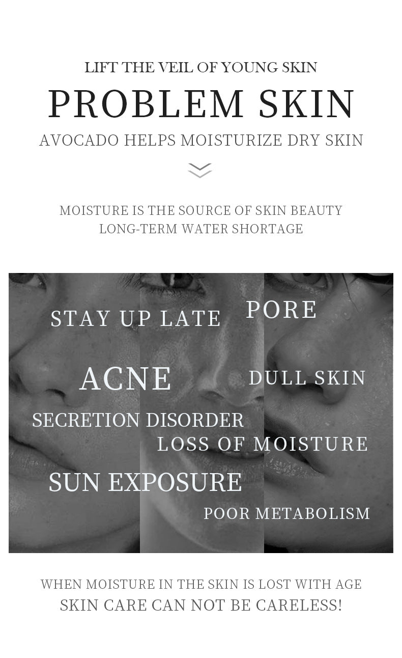 Fruit Mask SADOER Avocado Rose Hydrating Moisturizing Tablets Cross-border Foreign Trade Skincare Wholesale
