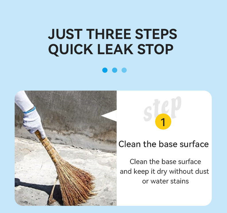 baolisi Waterproof Leak Repair Spray for Roof, Exterior Wall, Roof Crack Repair, Leak Sealing Material, Coating, Self-Spray Repair