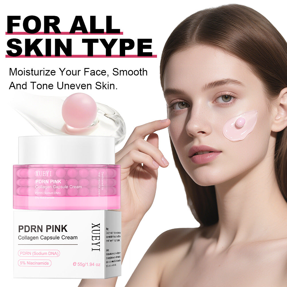 Specially designed Collagen Pink Capsule Face Cream Deep Moisturizing Wrinkle Firming Elasticity Anti-Wrinkle Cream