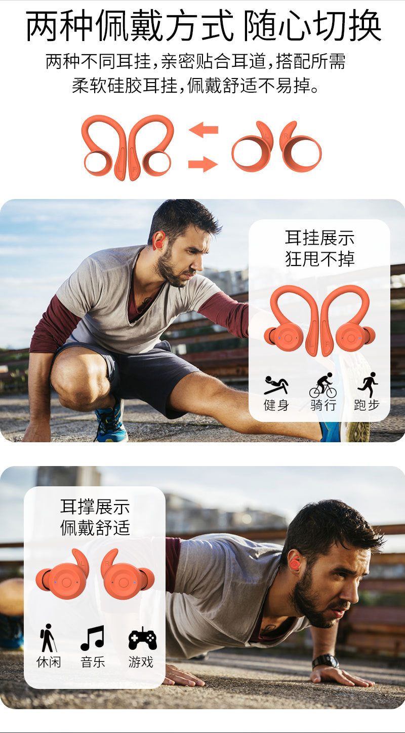 Hot-selling Wireless Bluetooth Earphones Long Battery Life High Sound Quality Over-ear Gaming Sports Headset
