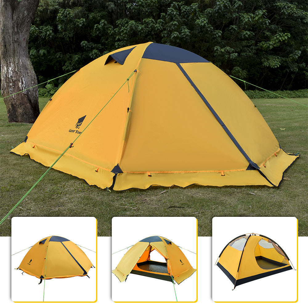 Dropshipping Tents3-4Windproof and Rainproof Portable Lightweight Ultralight Tent for Outdoor Camping