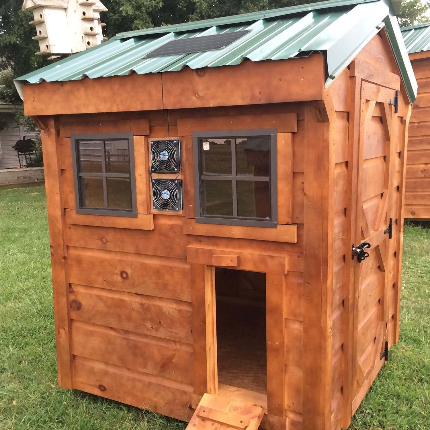 Solar Panel Fan Kit10W Weatherproof double fan suitable for outdoor small chicken coops