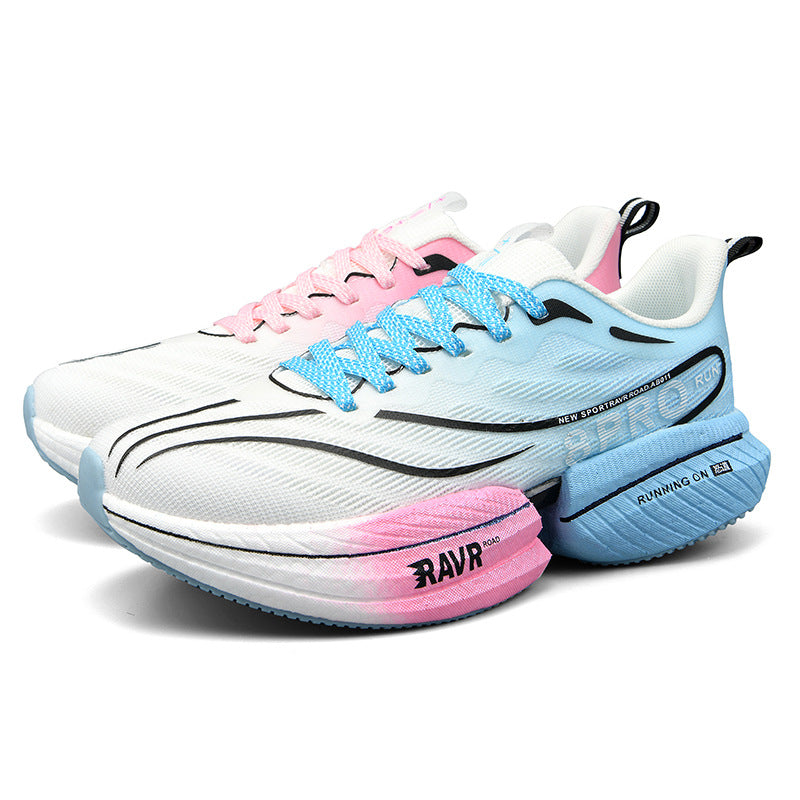 Red Rabbit8pro Carbon Plate Running Shoes Autumn Mesh Ultra-light Breathable Sports Shoes Men and Women Couples All-match Casual Running Shoes