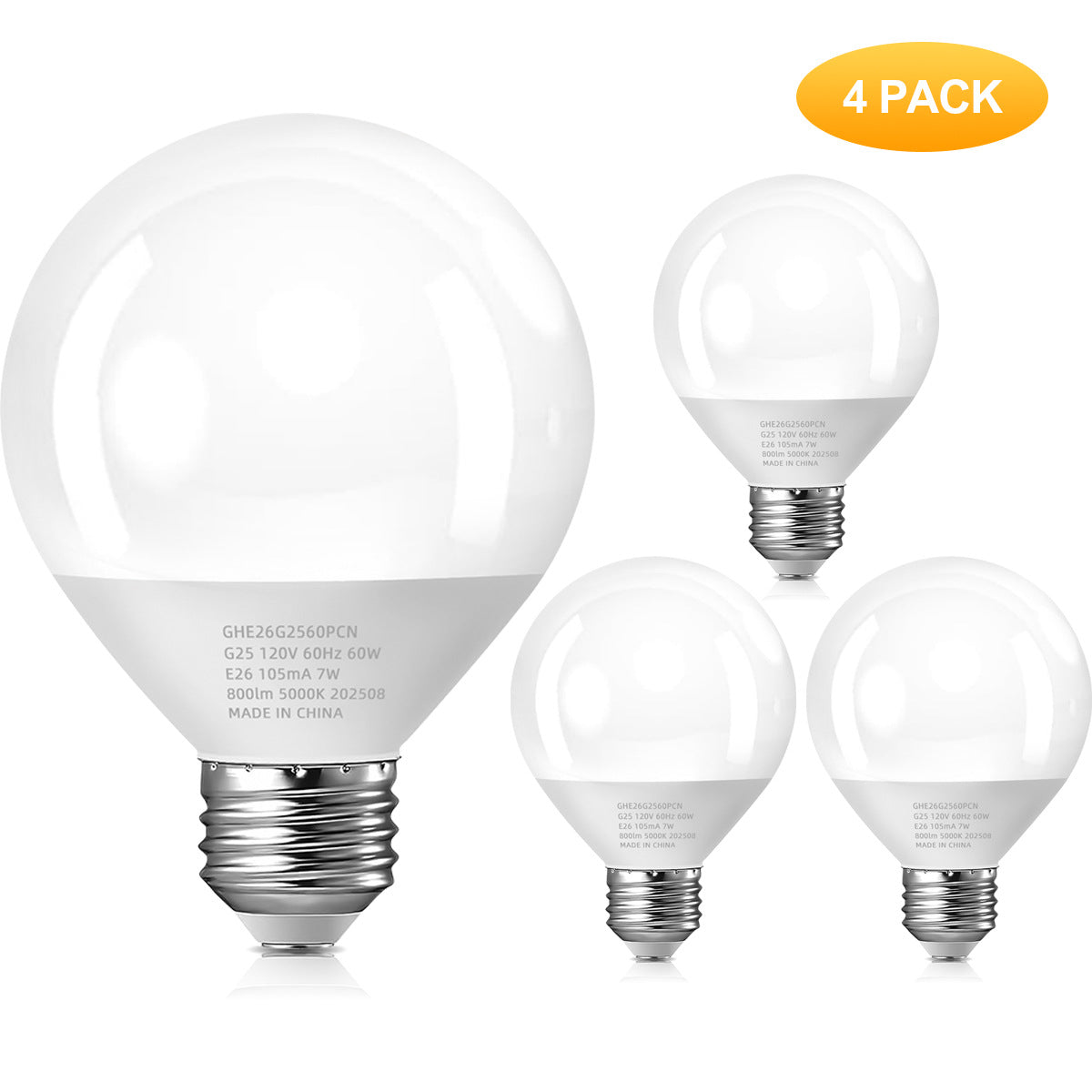 G25Floodlight Bulb E26Light Bulb Mirror Light LED Filament Bulb Vintage Decorative Bulb Edison Bulb