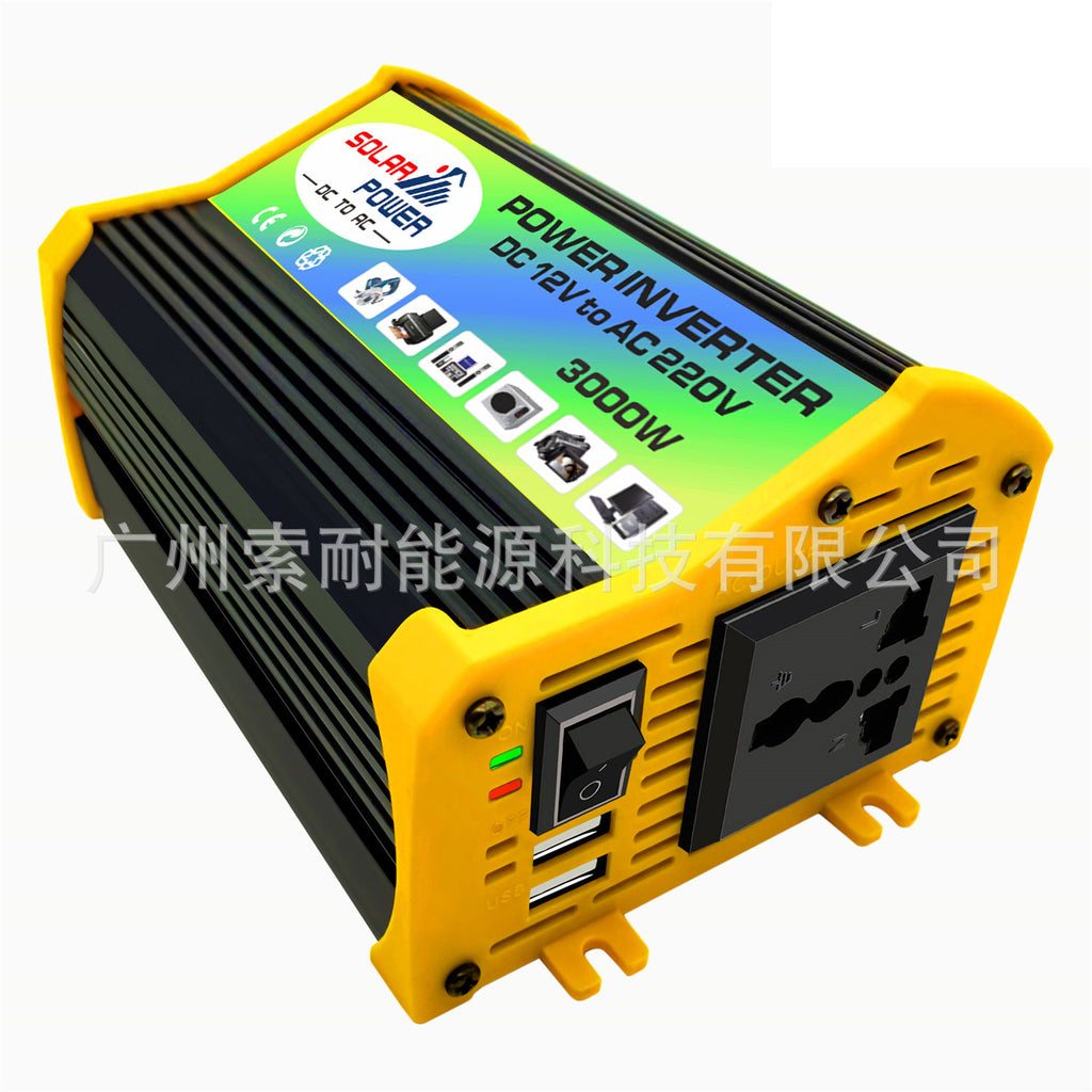 Car Small Electrical Appliances Car Converter Inverter300W Dc12V Transfer Communication110V/220V Double USB Mouth