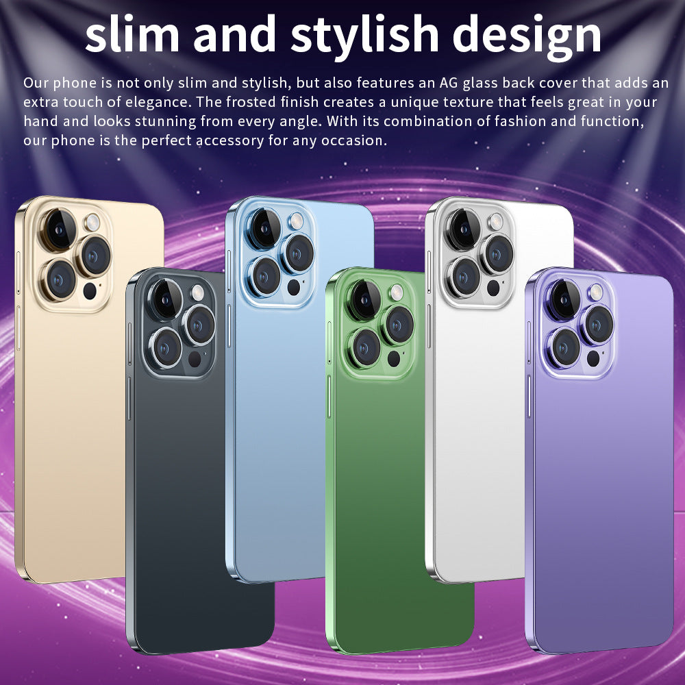 i15Promax Mobile Phone4G All Netcom6+128G Smartphone6.8Wholesale of High-Definition Large Screens