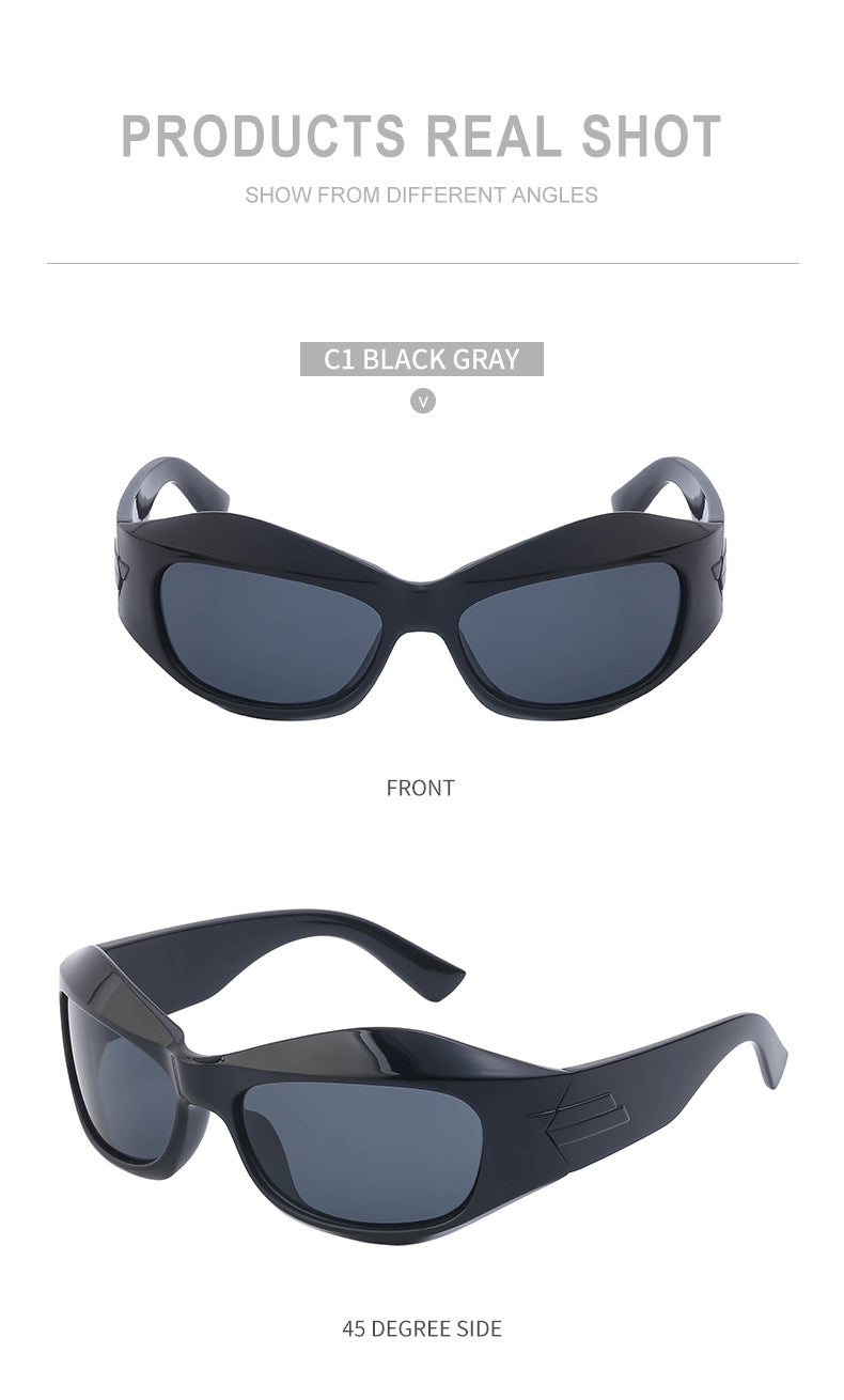 Steampunk Style Y2K Sunglasses for Men Cycling Sports Sunglasses for Women Wholesale