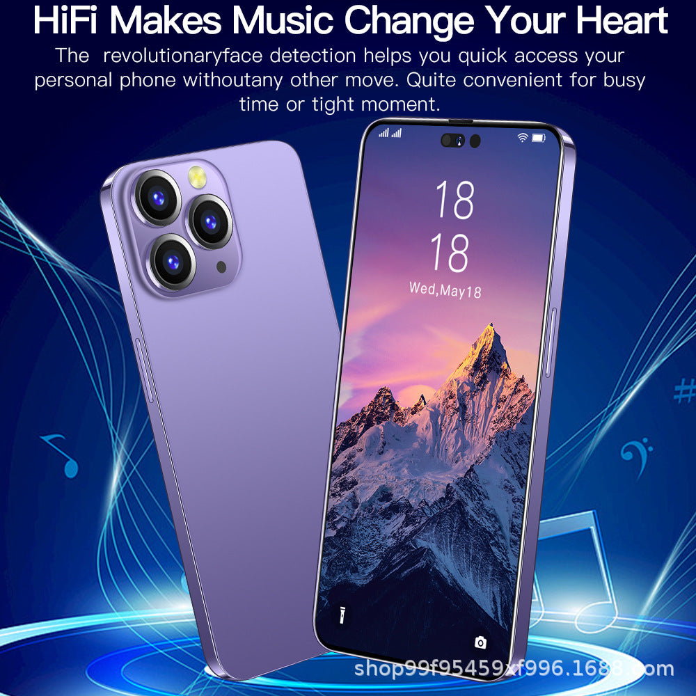 Xidian New Model Exclusive Supply i14promax True4G 3+64G Android6.7Large Screen Smartphone