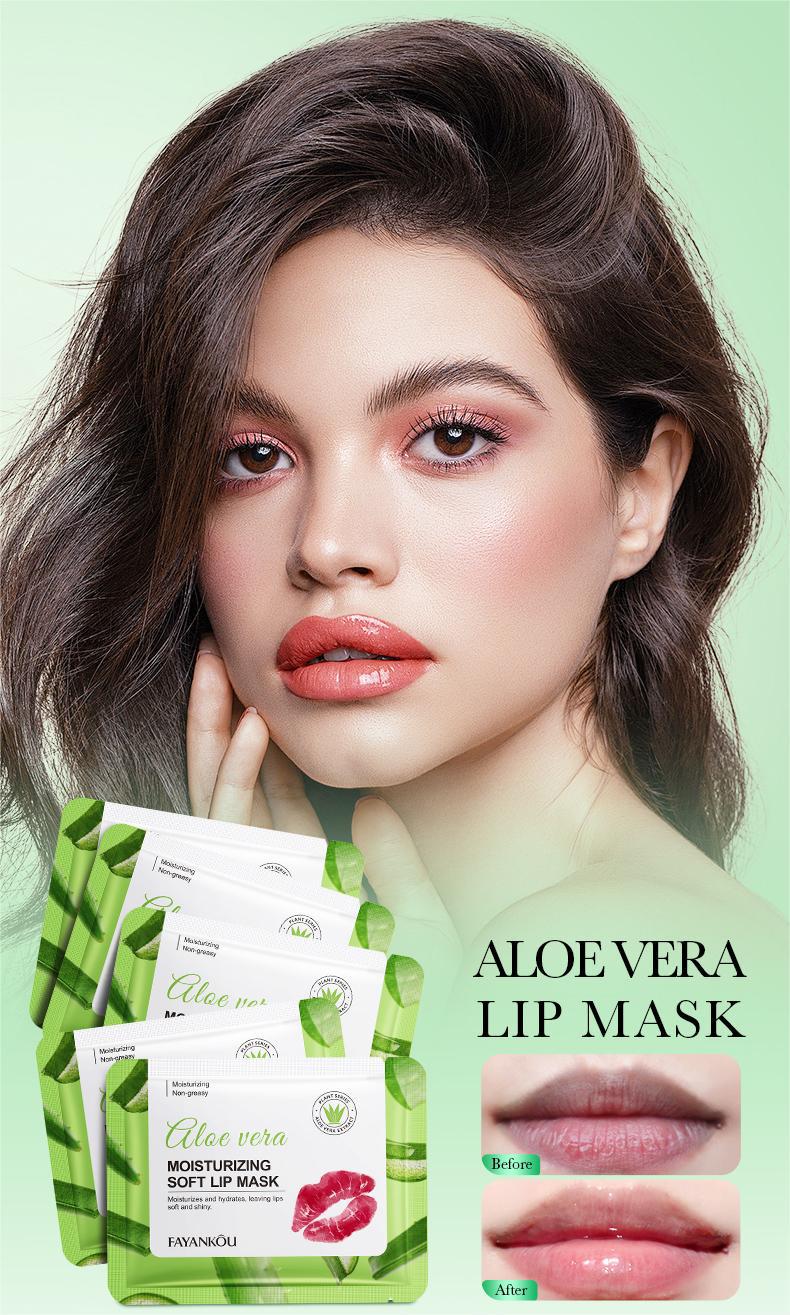 Plant and Fruit Lip Mask Series FAYANKOU Moisturizing Anti-Chap Hydrating Lip Patches Cross-Border Wholesale