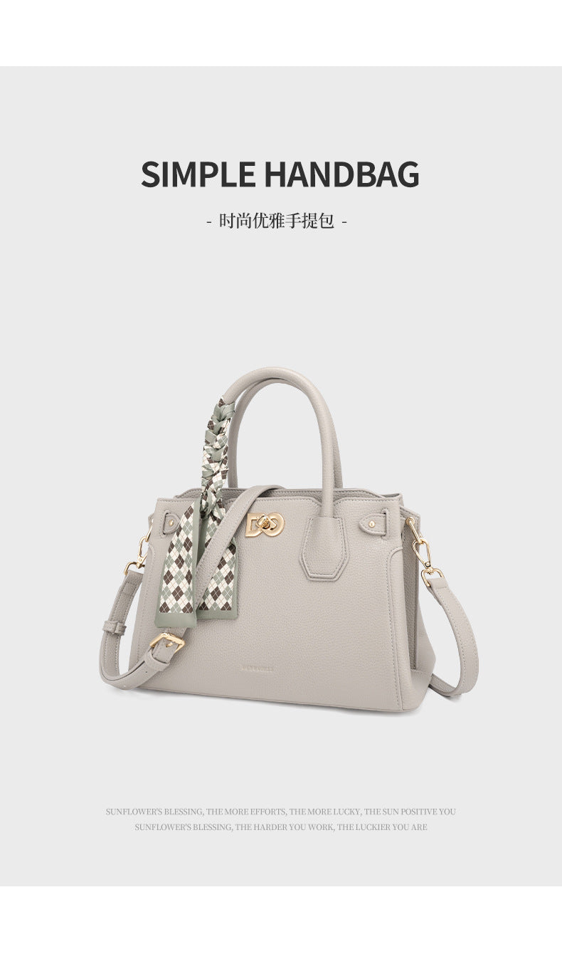 Elegant Handbag for Women Mother's Day Gift Birthday Light Luxury Versatile New Trendy Middle-aged Ladies Mom Bag Commuting