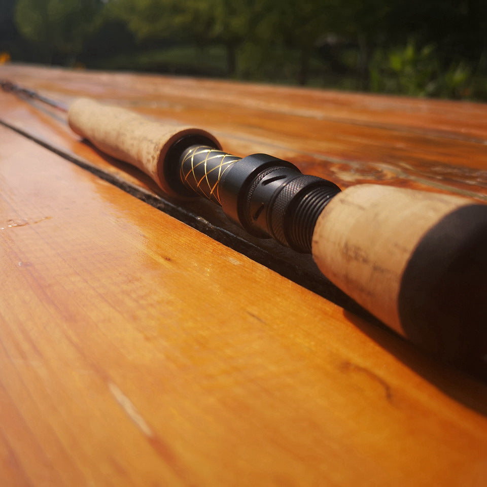 7/8#Carbon Fly Rod4Portable Fly Fishing Rod M Fast Adjustable European and American Style Popular Fishing Rod for Stream Lure Fishing