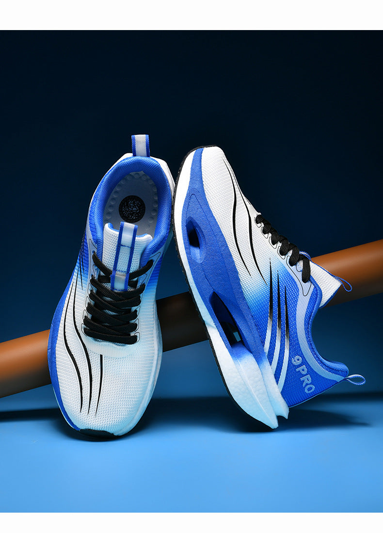 Red Rabbit9PRO Carbon Plate Running Shoes for Men and Women, Racing Mesh Breathable Running Shoes, Fashionable Versatile Shock Absorption Sports Shoes