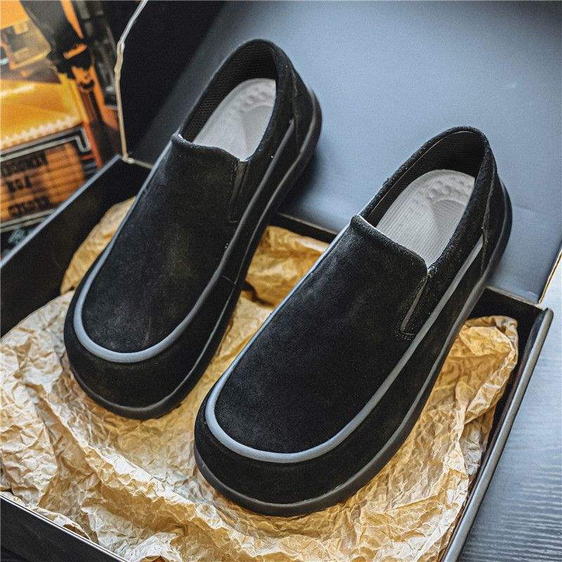 Birkenstock Shoes Men's Spring Anti-Slip Wear-Resistant Retro Sports Casual Shoes Men's Lazy Slip-On Large Size Loafers