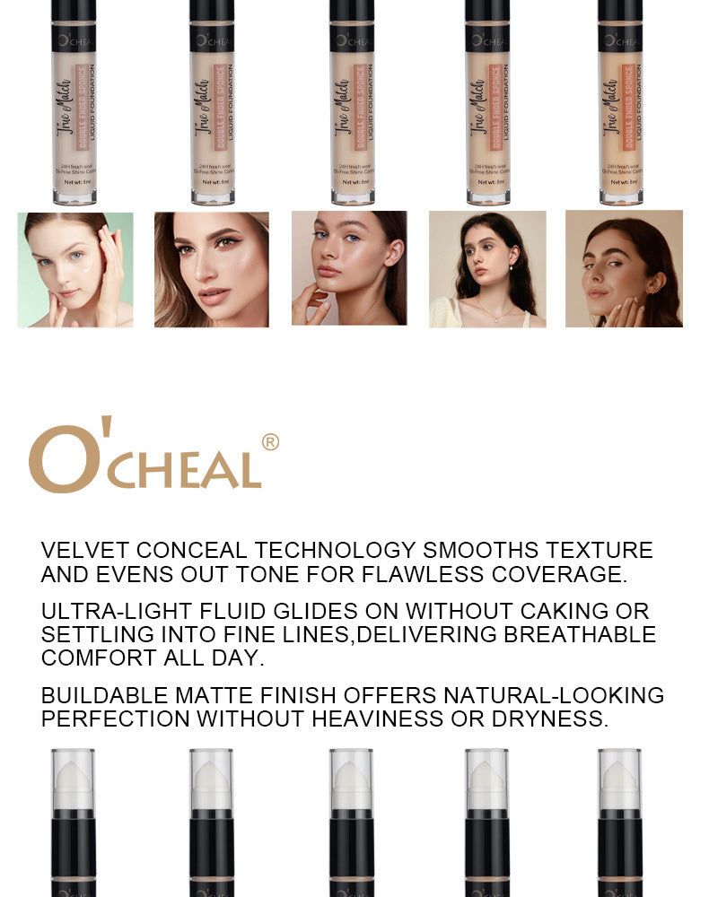 AliExpress Ouqianya Dual-Head Concealer Pen Even Skin Tone Spot Application Cover Spots Acne Marks Wholesale