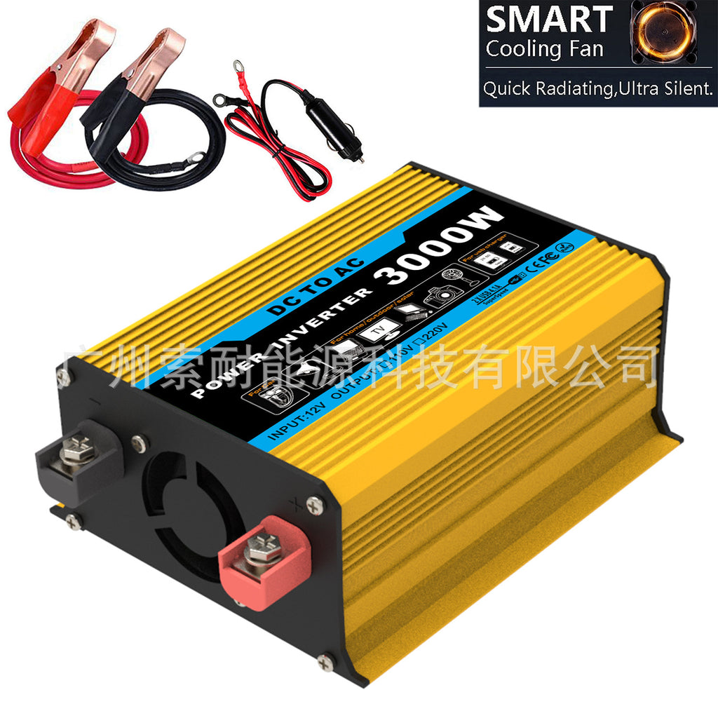 Vehicle Inverter300W 12V Turn110V/220V Double USB Mouth car power inverter