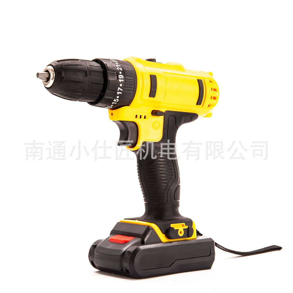 AliExpress Amazon Dropshipping Cross-Border Brushless Lithium Battery Tool Rechargeable Battery One Battery One Charger Electric Drill Impact Drill