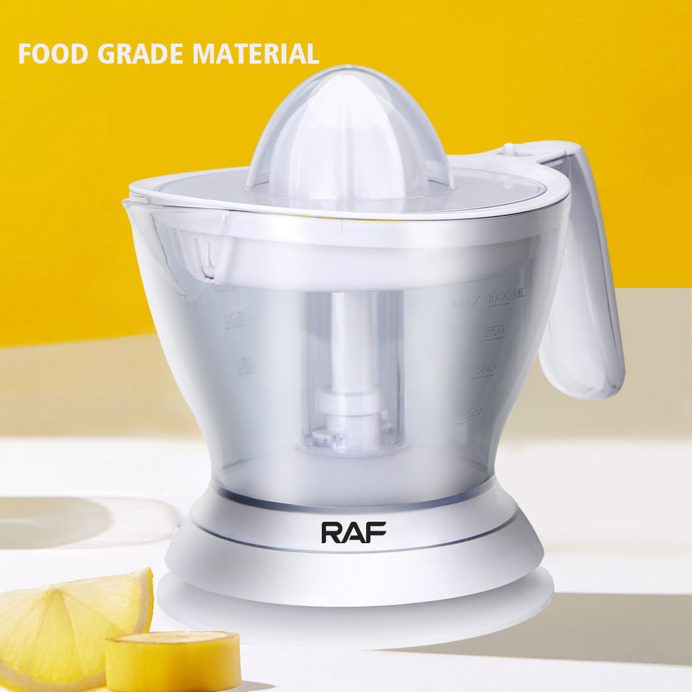 RAF EU Standard Electric Fresh Orange Juicer Household Automatic Juicer Lemon Orange Juice Machine Small Portable617