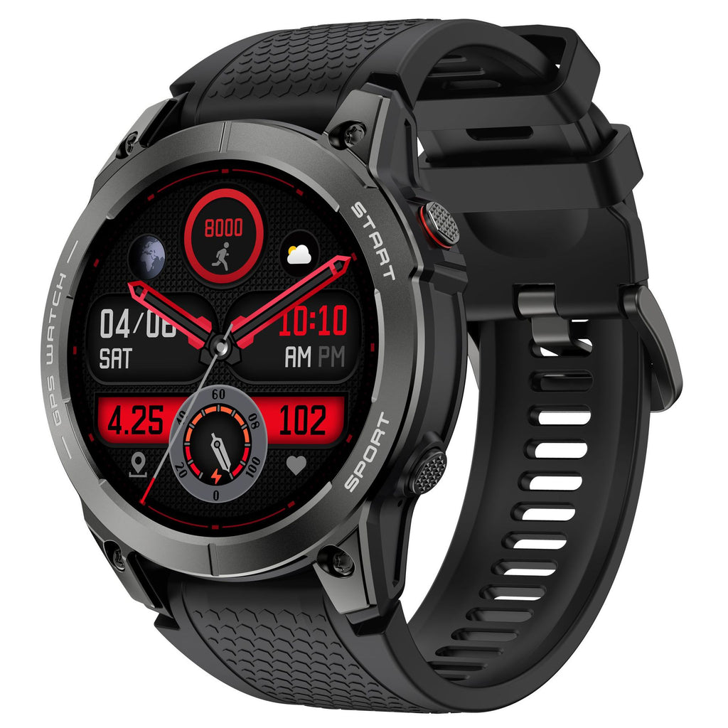 S53Smart Watch1.43inch Bluetooth Call Heart Rate Monitor Pedometer Sleep Monitor GPS Beidou Positioning Three-Proof Sports