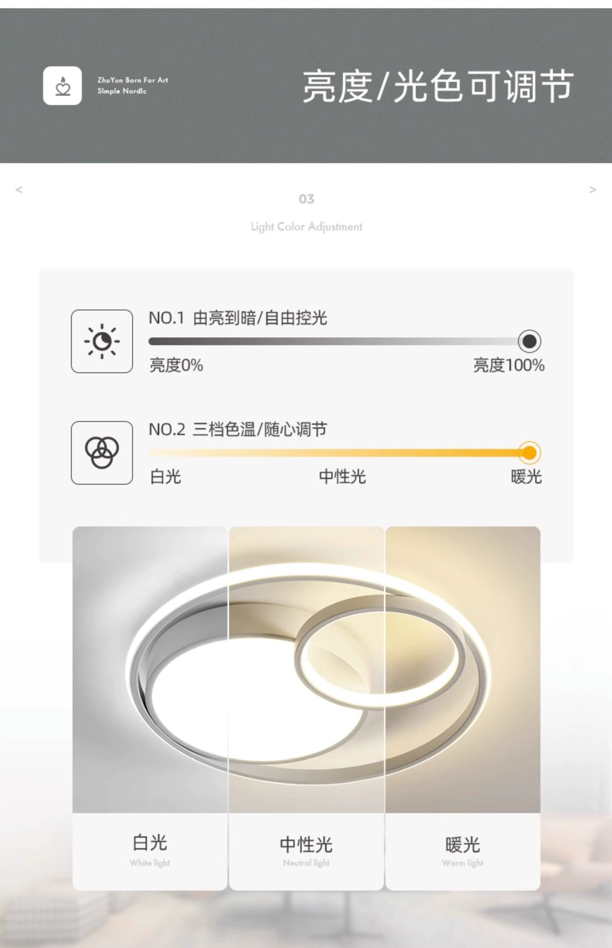 Bedroom Lamp Round Light Fixture LED Living Room Home Ceiling Light Fixture Simple Modern Cozy Romantic Creative Room Lamp