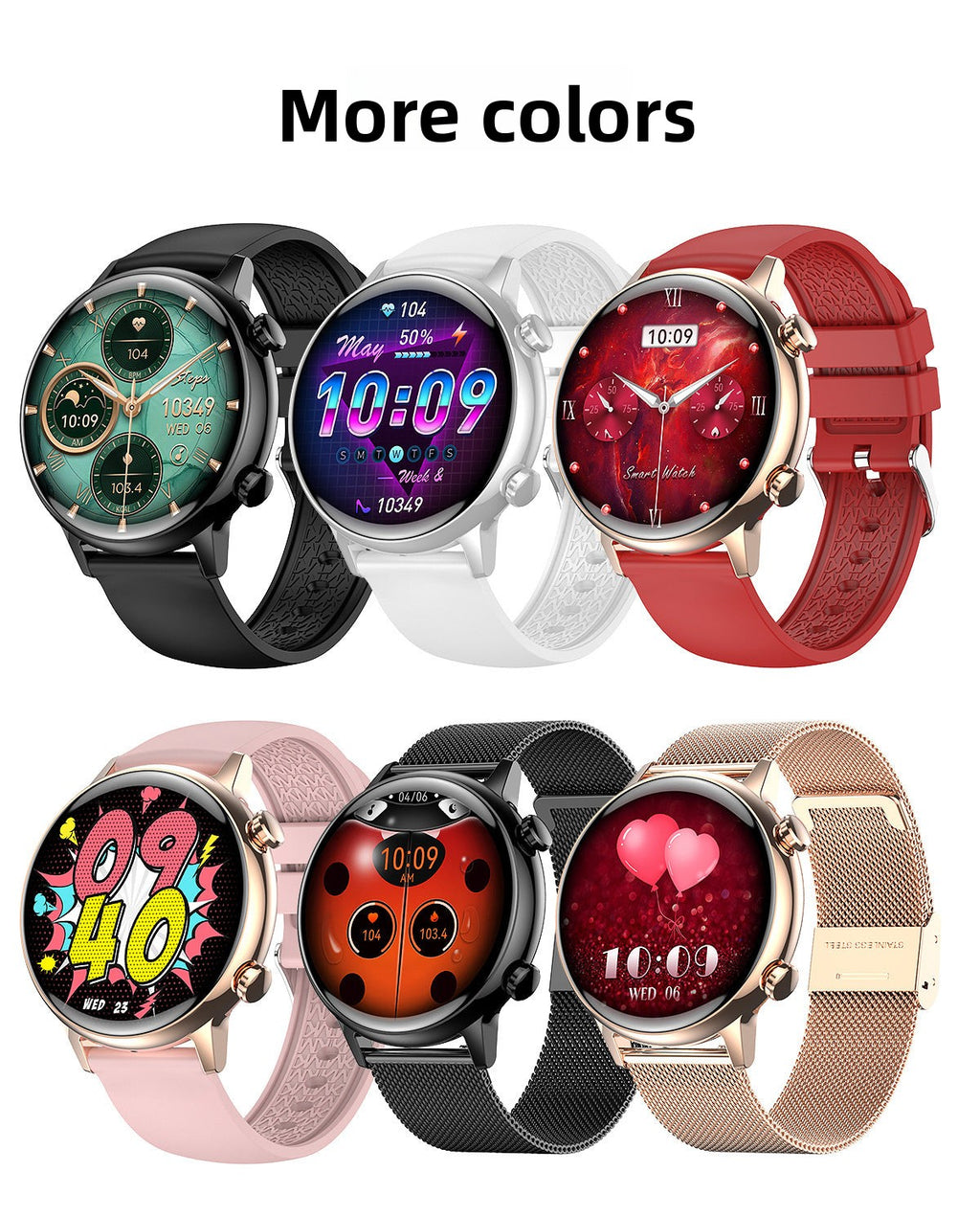 HK39Smart Watch Bluetooth Call Heart Rate Monitoring Exercise Blood Oxygen Blood Pressure AMOLED Health Monitoring