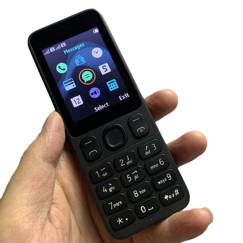 Straight button elderly phone125Quad-band non-smartphone GSM Dual Card2G Elderly Student Device