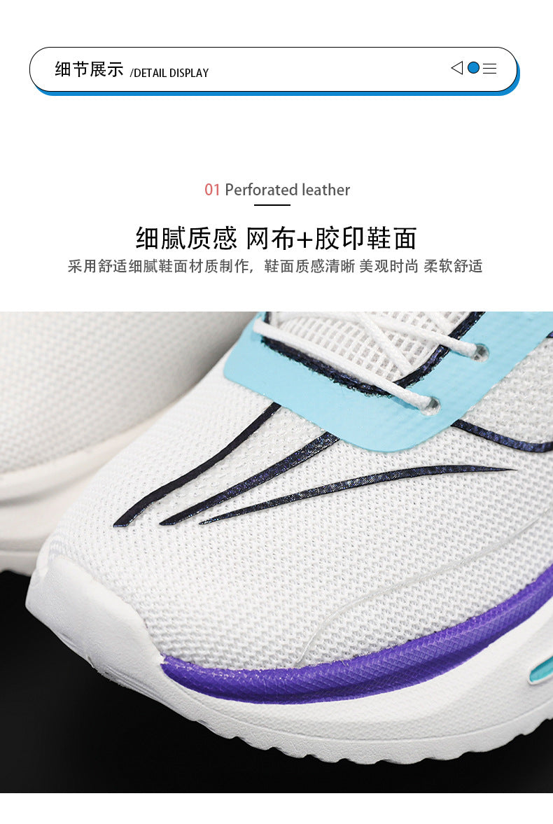 Summer Youth Breathable Mesh Rotating Button Sports Shoes Comfortable Soft Sole Men's Shoes Lightweight Non-Slip Children's Running Shoes