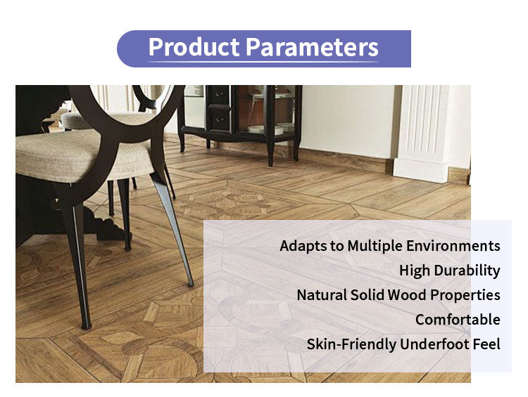 Custom Thickness Premium Multi-Layer Engineered Wood Parquet Flooring | Waterproof Anti-slip for Living Room Outdoor Park |