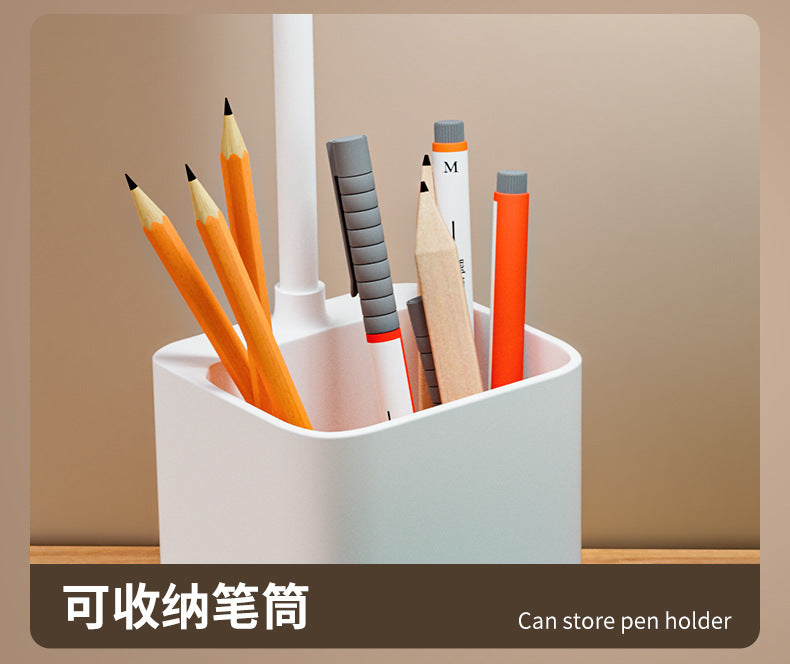 New LED Study Desk Lamp Wireless Charging Lamp Desk Pen Holder Lamp Bedroom Night Light Office Eye Protection Desk Lamp