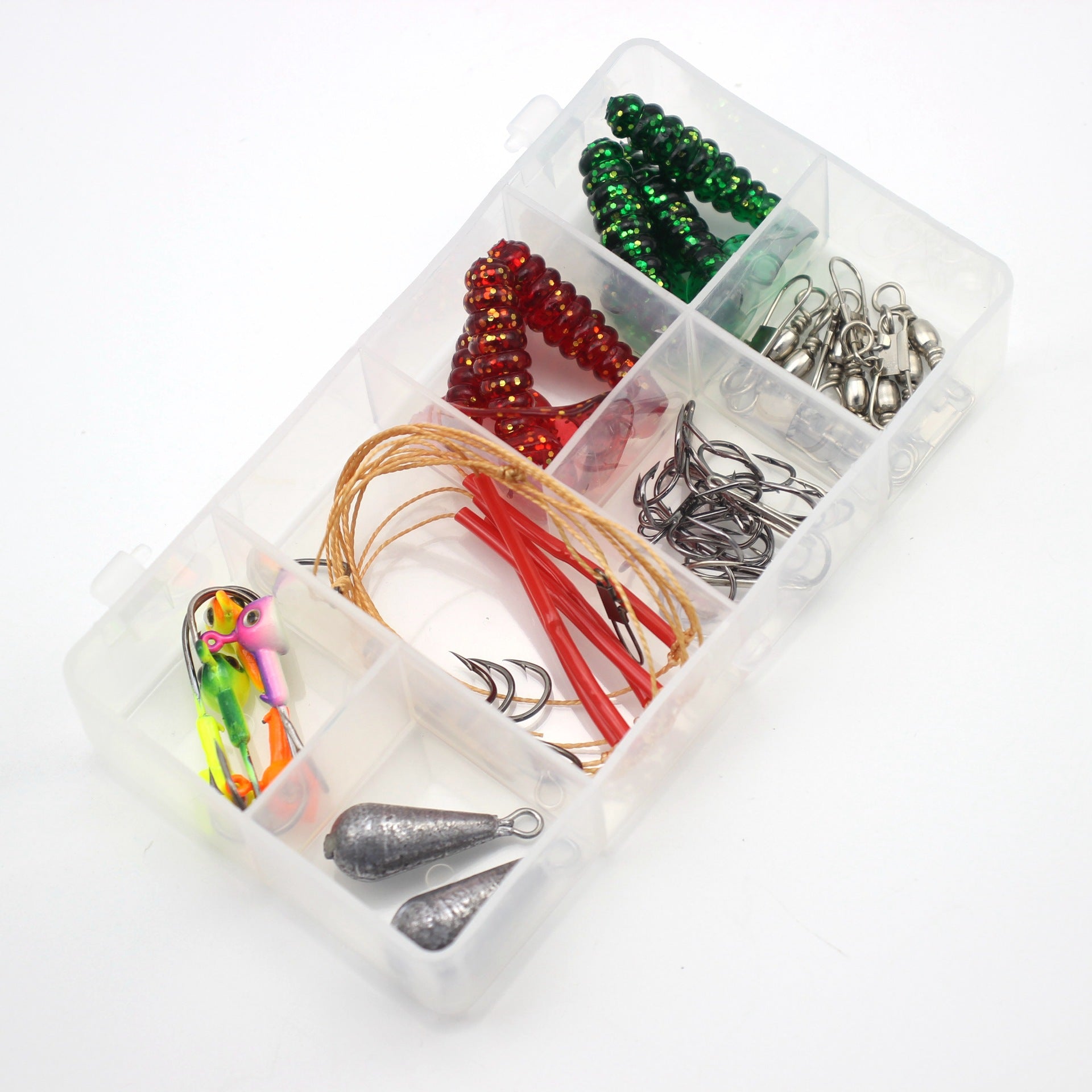 60cm Double Tip Ice Fishing Winter Fishing Set FBA Overseas Warehouse Fishing Gear European and American Hot-Selling Ice Fishing Rod