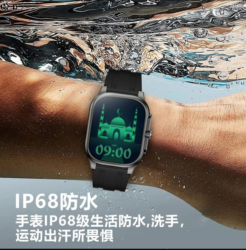 M77 Max Smart Watch Bluetooth Call Heart Rate Pedometer Waterproof Outdoor Sports Men's Watch