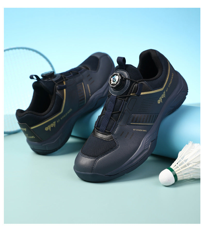 New Large Size Breathable Cushioning Anti-Slip Sneakers Table Tennis Shoes Low-Top Men's Professional Training Badminton Shoes