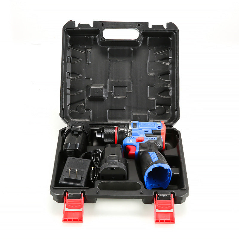 Wholesale Amazon New Rechargeable Household Electric Screwdriver Drill Lithium Battery Multi-Function Set Hand Drill