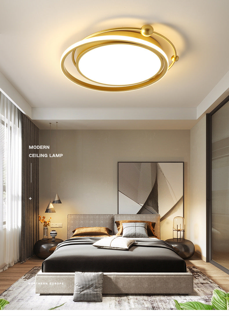 led Internet Celebrity Room Light Ceiling Light Simple Modern Master Bedroom Light Nordic Light Luxury ins Creative and Unique Restaurant Light