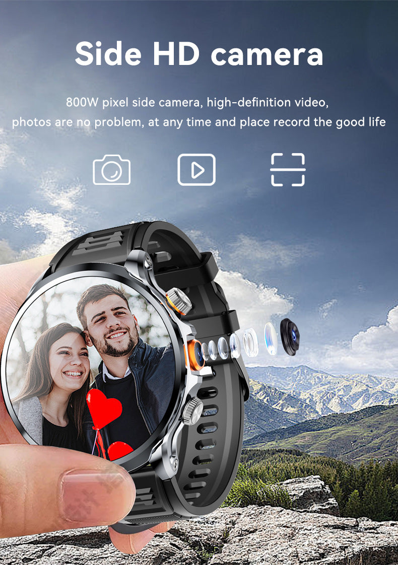 H18Smart Watch5G SIM Card Global Comm Google Store APP Download the Right Camera Video Call Independently