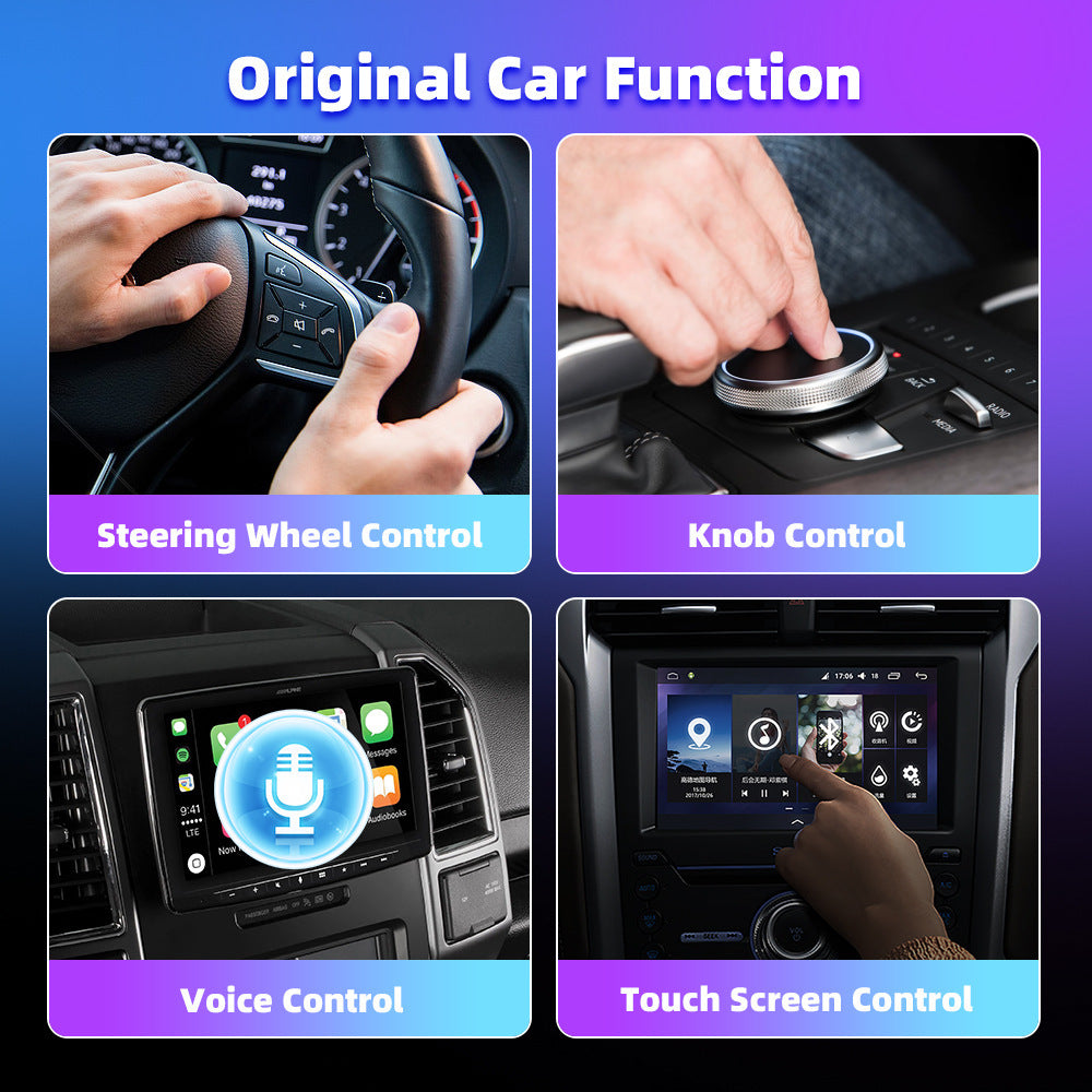 Car Interconnect Box Converter Car-Mounted carplay Apple iPhone Wired to Wireless carplay