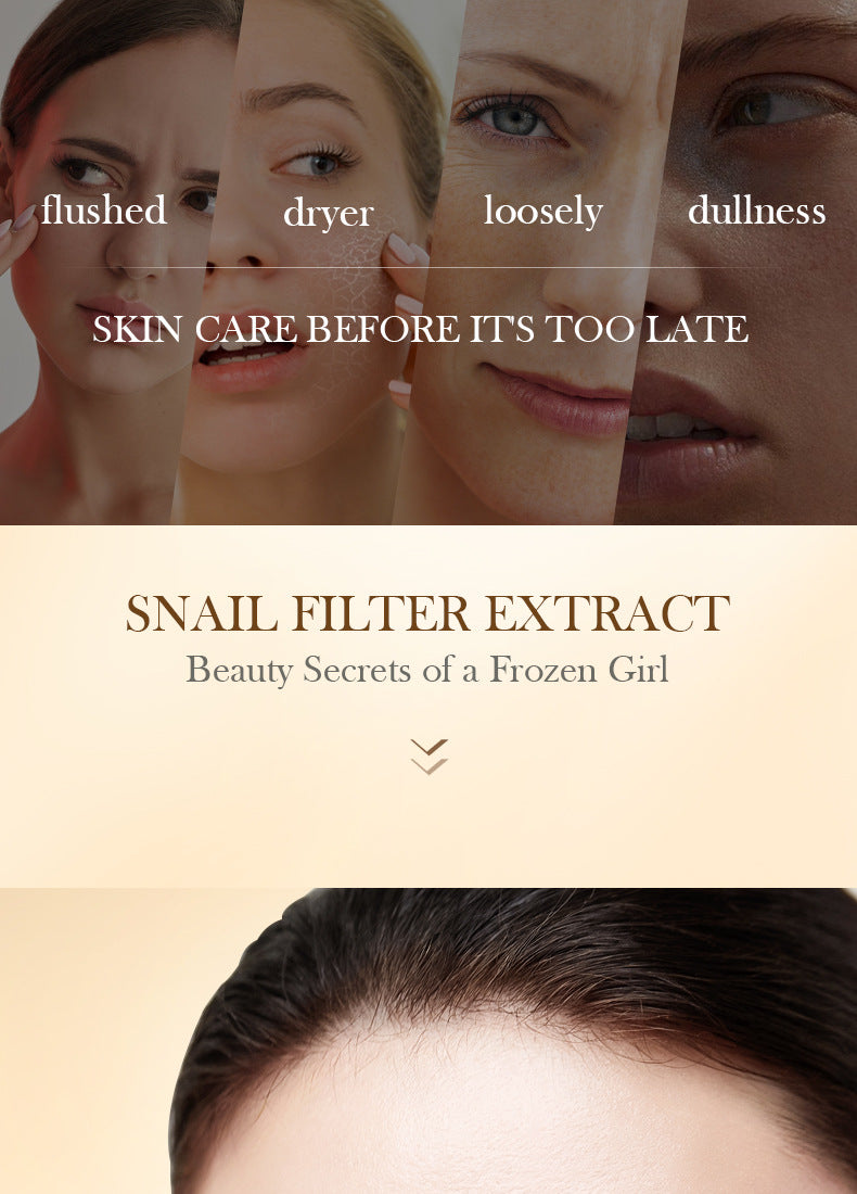 Full English Capsule Essential Oil SADOER Snail Essence Milk Moisturizing and Rejuvenating Cream  Foreign Trade Wholesale