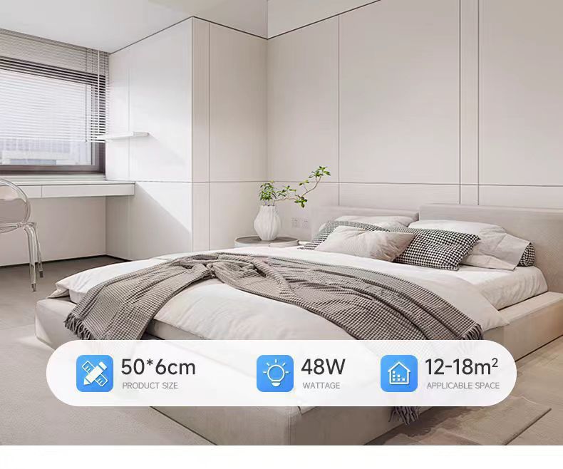 Full Spectrum Living Room Main Light Elegant2025New Eye Protection Ceiling Light Modern Simple Zhongshan Lighting Package Set