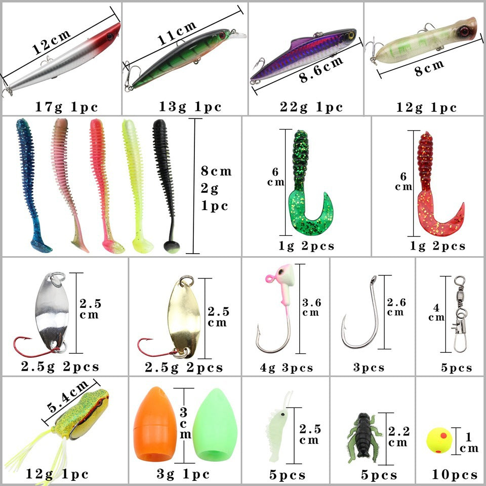Wholesale Retractable Lure Rod Set Straight Handle Lure Spinning Reel Lure Bait Combination European and American Popular Fishing Gear