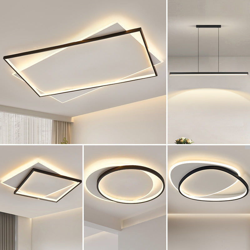 Lamp in the living room led Ceiling Light Modern Simple Elegant Main Light Three Rooms Two Halls Package Combination Lighting Zhongshan Lighting