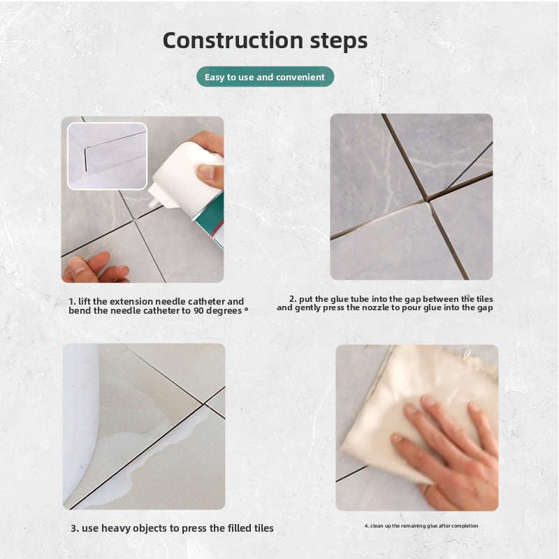 Tile Void Filler Water-Based Odorless Tile Adhesive Strong Glue Wholesale Ceramic Tile Repair
