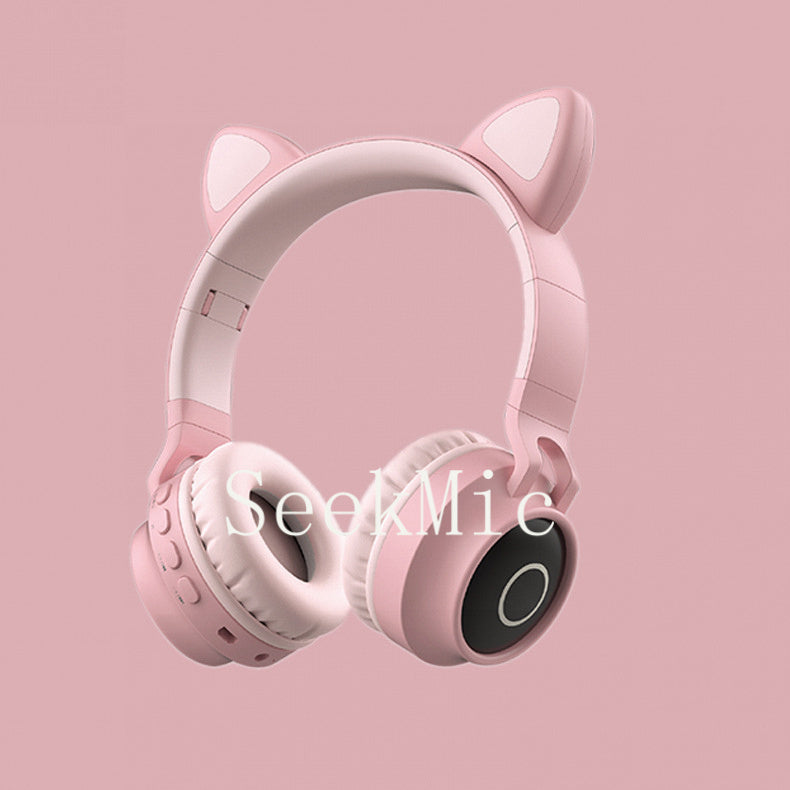 Hot-selling Wireless Bluetooth Cute Over-ear Headphones with Long Battery Life