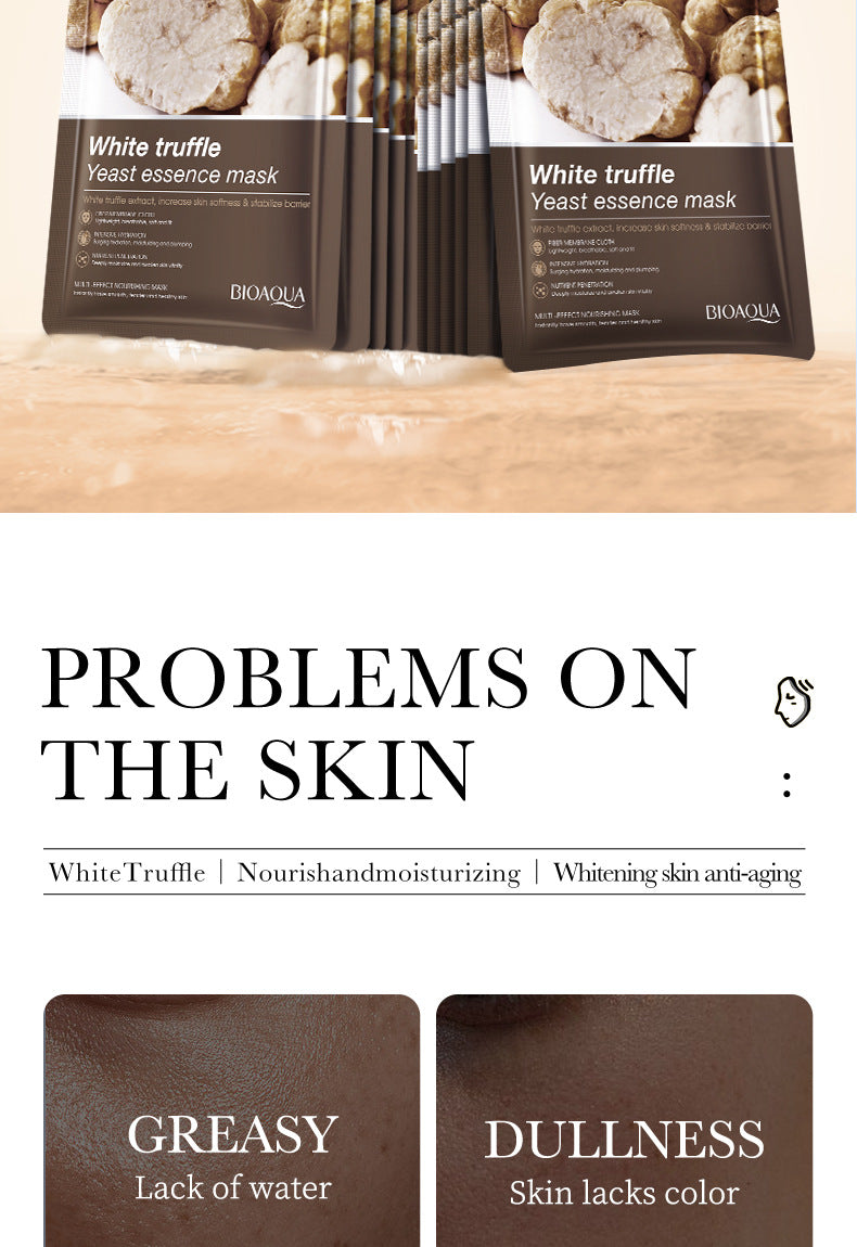 Full English Mask BIOAOUA White Truffle Moisturizing Caviar Nourishing Resurrection Grass Hydrating  Wholesale