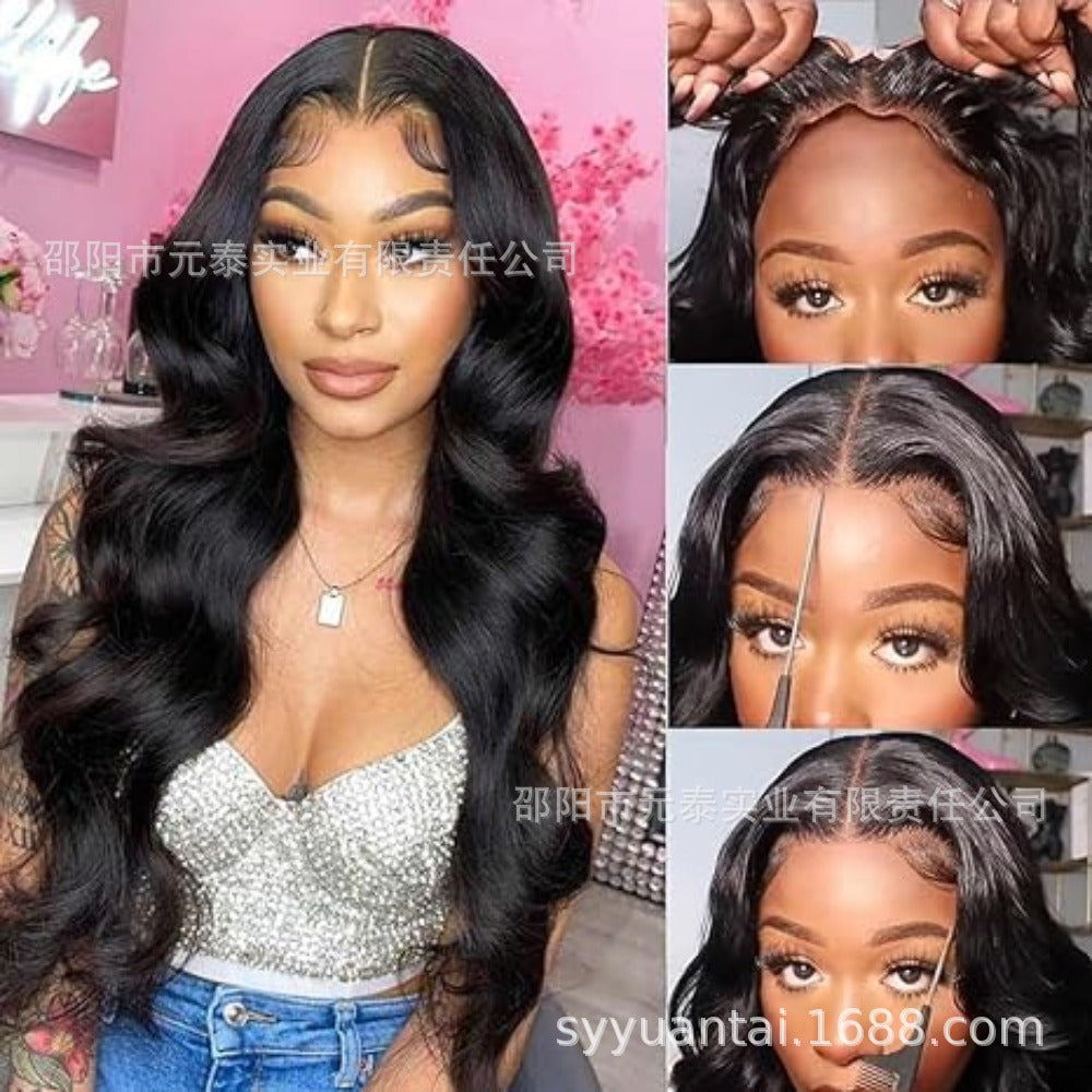 13*4 Lace Front Black Synthetic Hair Wig